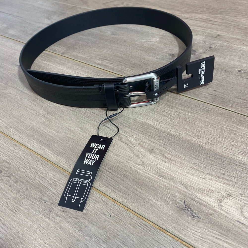 True religion belt size 36